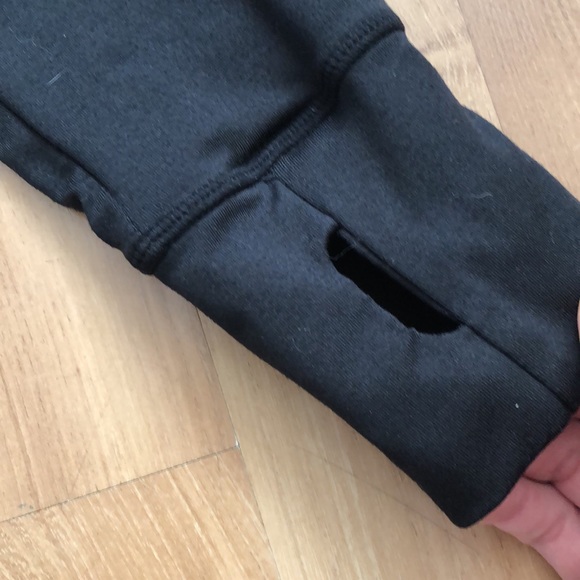 Black and grey hoodie with thumb holes. - Picture 2 of 4